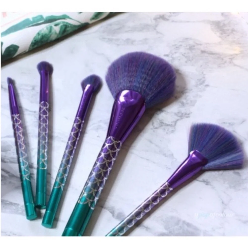 Sephora Collection Ocean Crush Fan 5-Piece Brush Limited Edition Set